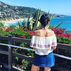 Billabong off the shoulder top